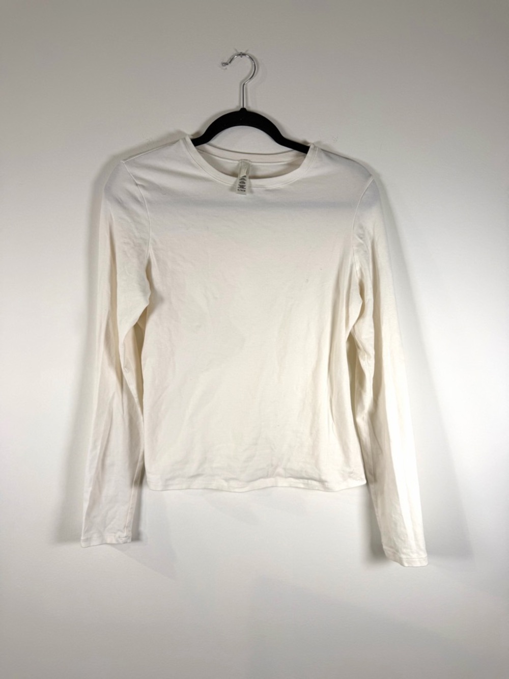 SKIMS Long Sleeve Tee in White